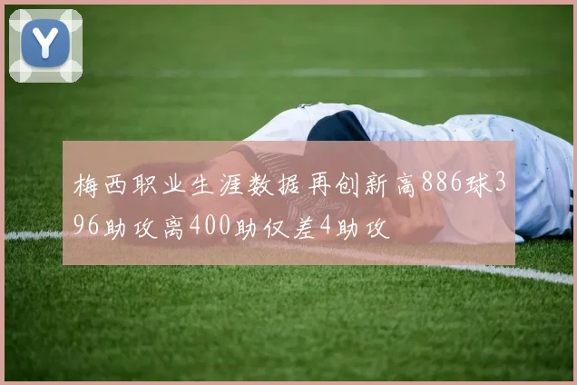 梅西职业生涯数据再创新高886球396助攻离400助仅差4助攻